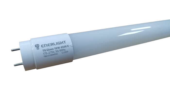 ЛАМПА ТРУБЧАТА ENERLIGHT T8 18ВТ 6500K G13